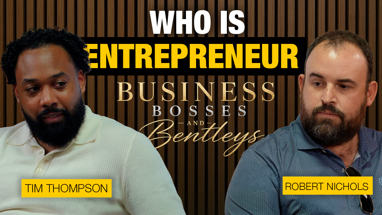 Tim Thompson and Robert Nichols in the Business Bosses & Bentleys Episode 1 feature